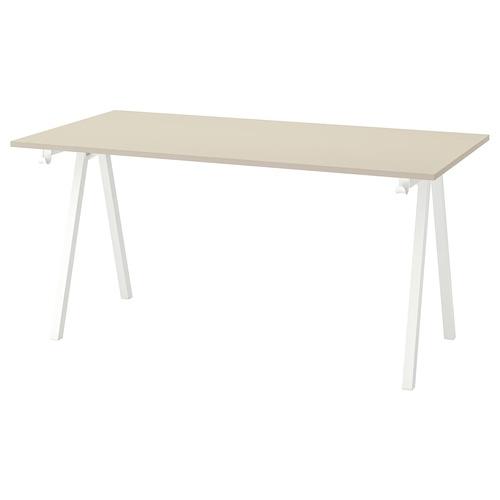 イケア（IKEA） 下部フレーム 天板用 ホワイト白 140/ 160cm m50474794 