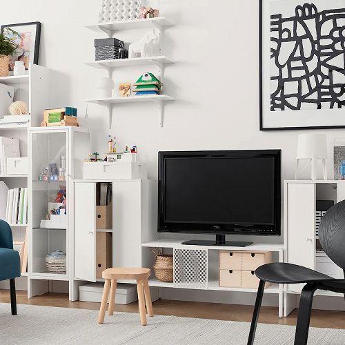 Ikea イケア テレビ台 メタル ホワイト 90x35x40cm M Baggebo バッゲボー M 株式会社 クレール 通販 Yahoo ショッピング