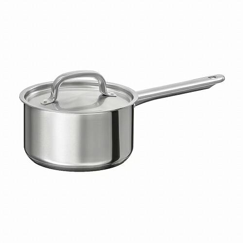 イケア（IKEA） 片手鍋 ふた付き ステンレススチール 2.0L m50484236