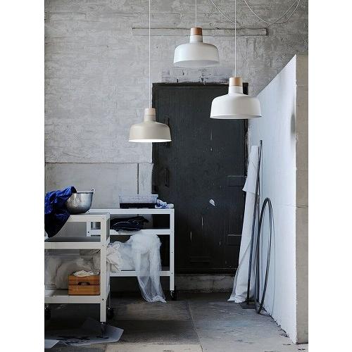 イケア（IKEA） ペンダントランプ ホワイト 白 バーチ 36cm m50488395