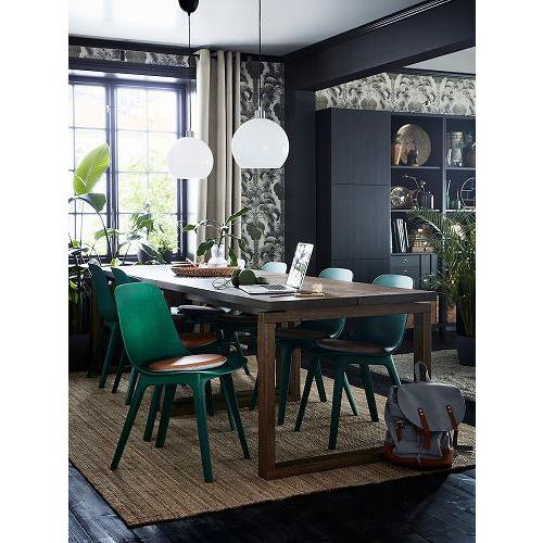 イケア（IKEA） ペンダントランプ ホワイト ガラス ニッケルメッキ