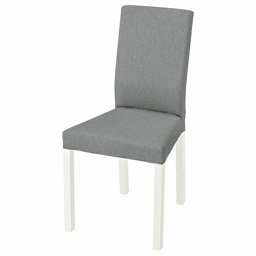 イケア（IKEA） チェア ホワイト 白 クニーサ ライトグレー m50500340