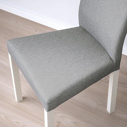 イケア（IKEA） チェア ホワイト 白 クニーサ ライトグレー m50500340