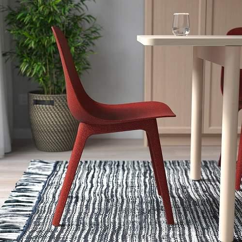 イケア（IKEA） チェア レッド 赤 m50516553 ODGER オドゲル : 株式