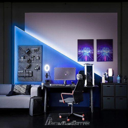 イケア（IKEA） ゲーム用チェア ブラック 黒 m50522667 HUVUDSPELARE