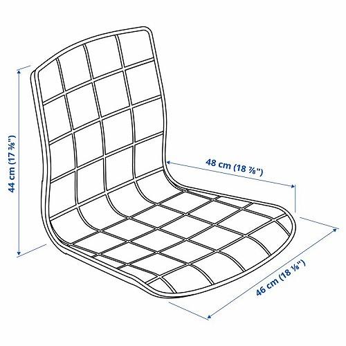イケア（IKEA） チェアカバー グンナレド ミディアムグレー m50527995