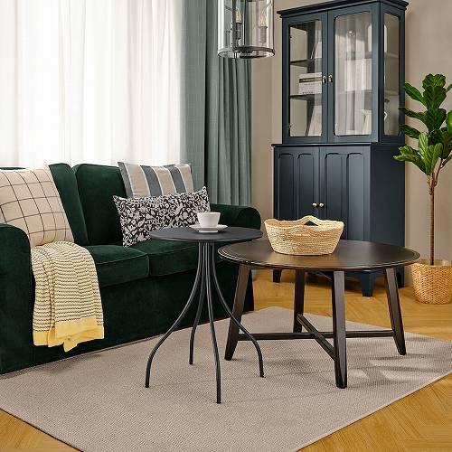イケア（IKEA） サイドテーブル チャコール 46cm m50578975 TANEBRO