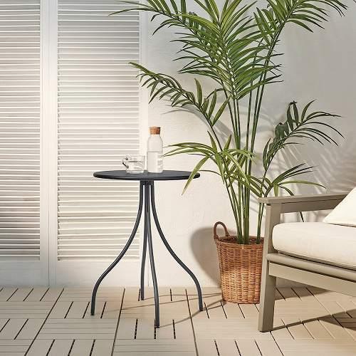 イケア（IKEA） サイドテーブル チャコール 46cm m50578975 TANEBRO