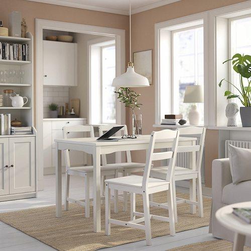 イケア（IKEA） チェア ホワイト白 m50579215 HAUGA ハウガ : 株式会社