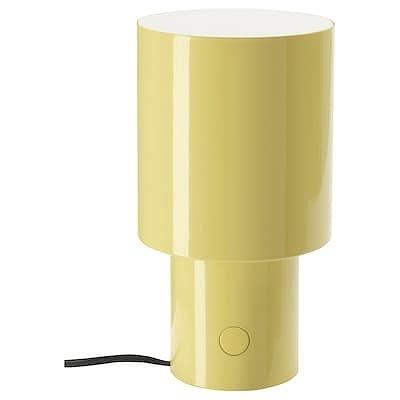 イケア（IKEA） テーブルランプ 調光可能 イエロー 22cm m50583854