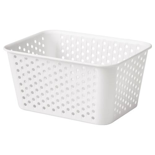 イケア（IKEA） 収納バスケット ホワイト 15x20x10cm m50593457