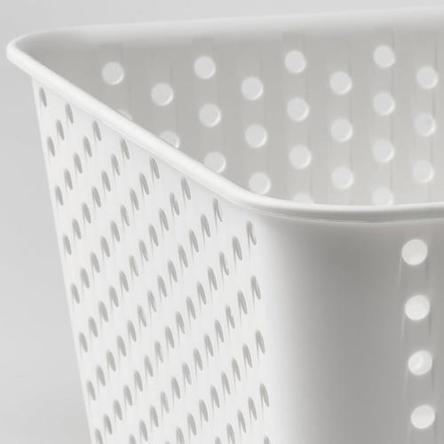 イケア（IKEA） 収納バスケット ホワイト 15x20x10cm m50593457