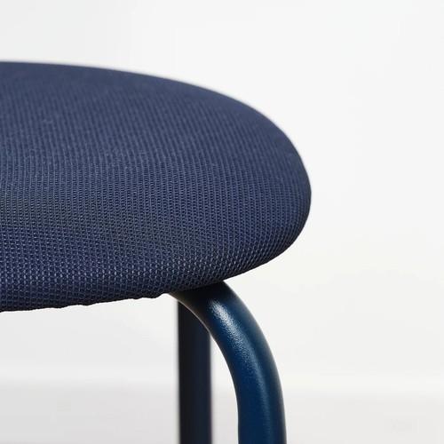ダークブルー高さ調整可能 スツール イケア（IKEA） スツール ダークブルー/レマルン ダークブルー