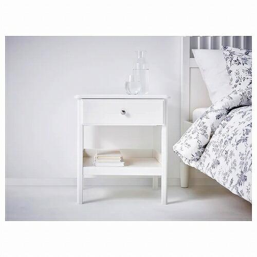 イケア（IKEA） ベッドサイドテーブル ホワイト 51x40cm m60357474 