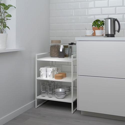 イケア（IKEA） シェルフユニット ホワイト 50x51x70cm m60431313