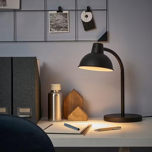 イケア（IKEA） ワークランプ ブラック 黒 m60516784 SKURUP スクルプ