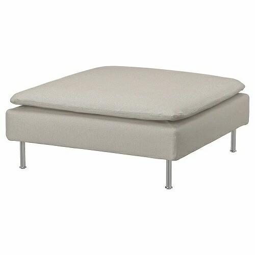 イケア（IKEA） オットマンカバー フリードトゥナ ライトベージュ