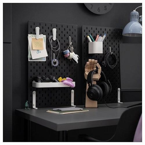 イケア IKEA 有孔ボード ブラック 36x56cm m60534373 SKADIS イケア IKEA 有孔ボード ブラック 36x56cm m60534373 SKADIS
