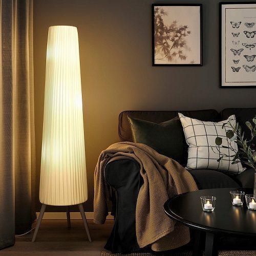 イケア（IKEA） フロアランプ ビーチ ホワイト m60541533 OKENSAND