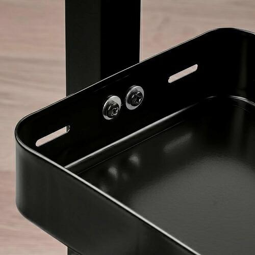 イケア（IKEA） デスクトップシェルフ ブラック 黒 49x15cm m60541571 