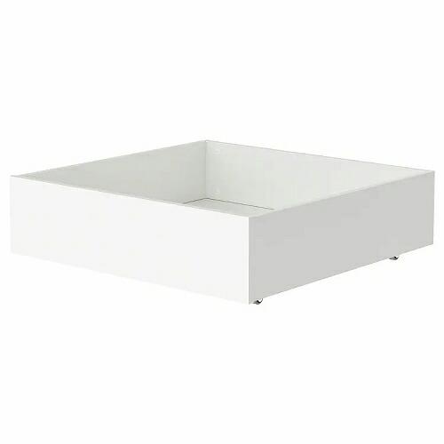 イケア（IKEA） ベッド下収納ボックス ホワイト 63x62cm m60556039