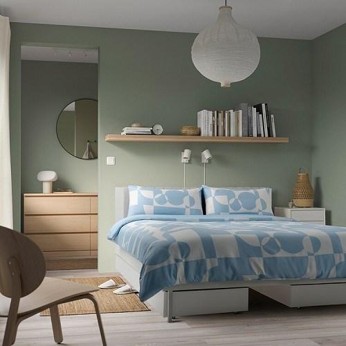 イケア（IKEA） ベッド下収納ボックス ホワイト 63x62cm m60556039
