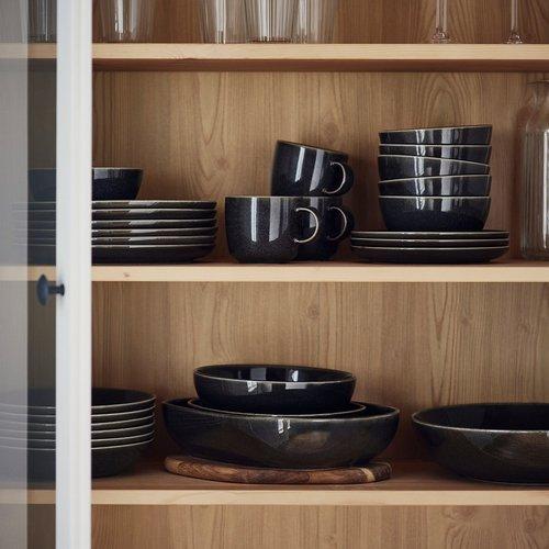 イケア（IKEA） 深皿 ダークグレー 21cm m60596988 GLADELIG