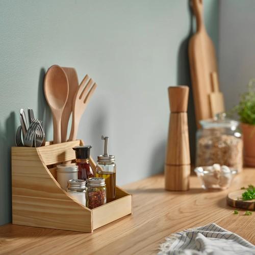 イケア（IKEA） キッチンカウンタートップオーガナイザー 木製