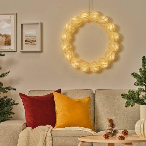 イケア（IKEA） LED装飾ペンダントランプ ボール 円/ホワイト