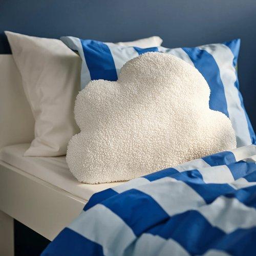 イケア（IKEA） クッション ホワイト/雲形 36x45cm m60629210 BARNDROM