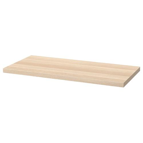 イケア（IKEA） デスク ホワイトステインオーク調/ホワイト 100×45cm