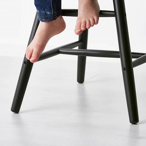 イケア（IKEA） 子供用チェア ブラック 黒 m70253536 AGAM アーガム