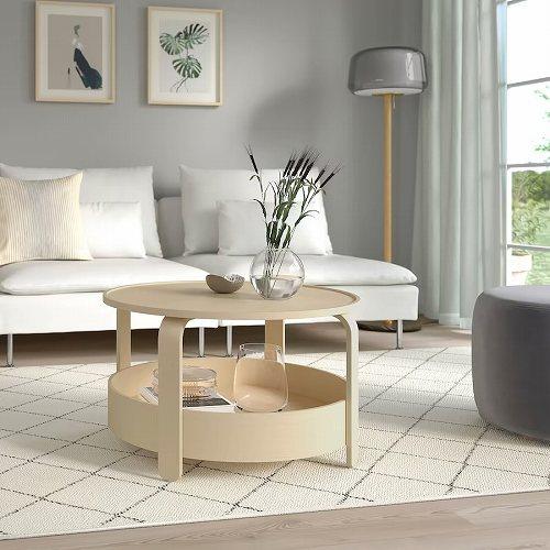 イケア（IKEA） コーヒーテーブル バーチ材突き板 70cm m70449402