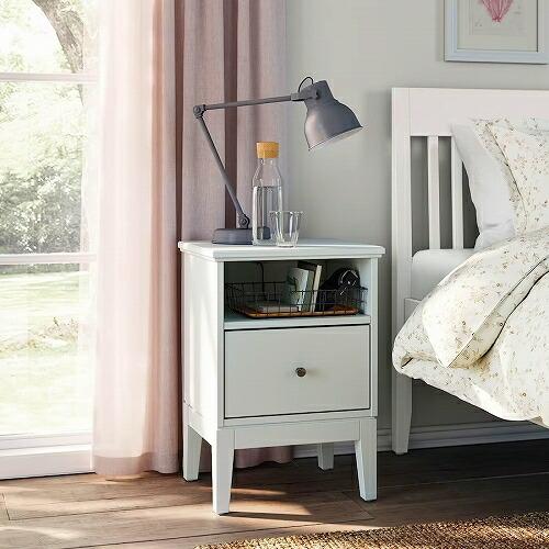 イケア（IKEA） サイドテーブル ホワイト 47x40cm m70458811 IDANAS