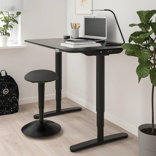 IKEA イケア スタンディングサポート  ブラック黒/ヴィースレ ダークグレー m70491896 NILSERIK ニルスエリク_1