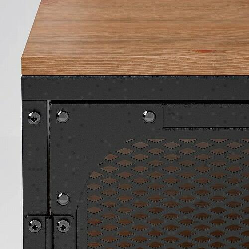 イケア IKEAテレビ台 テレビボード フィエルボ 収納 組立済