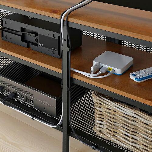イケア IKEA テレビ台 ブラック 100x36x54cm m70501310 FJALLBO 