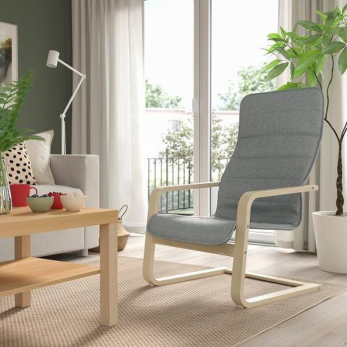 イケア IKEA パーソナルチェア クニーサ ライトグレー m70535895