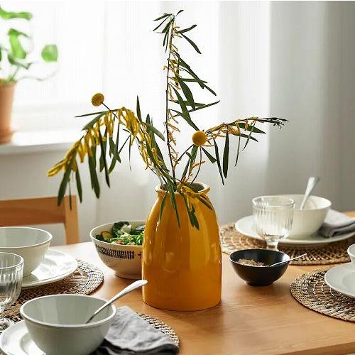 イケア（IKEA） 花瓶 ブライトイエロー 21cm m70559551 KOPPARBJORK