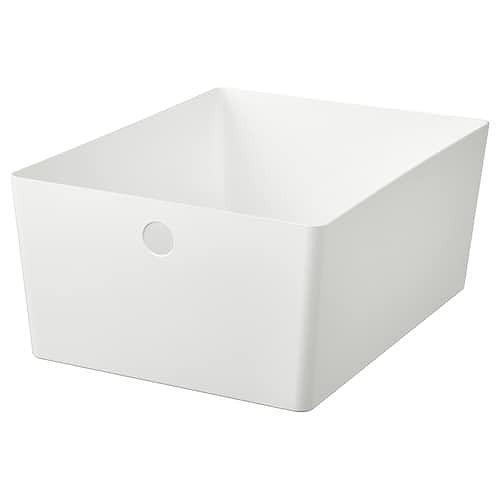 KUGGIS IKEA ボックス IKEA - cm 37x54x21 ライトグレー, ボックス, クッギス KUGGIS 6個セット 家具・インテリア