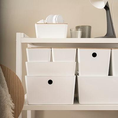 IKEA KUGGIS ボックス 6個セット イケア（IKEA） ボックス ホワイト 26x35x15cm m70568536 KUGGIS