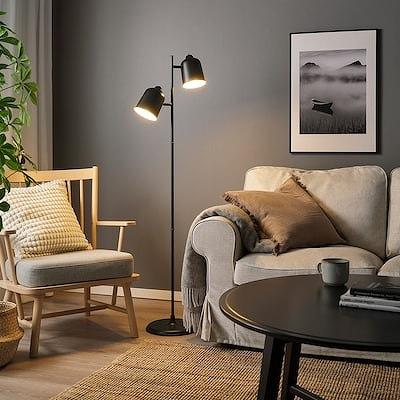 イケア（IKEA） フロアランプ チャコール m70573566 KLOVING クロー