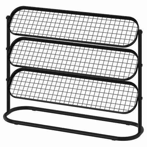 イケア（IKEA） シューズラック ブラック 76x24x59cm m70585885