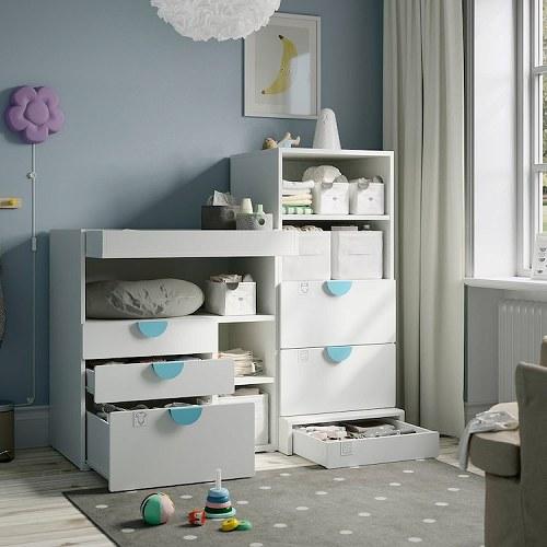 イケア（IKEA） ラグ 水玉模様 グレー 133x160cm m70589044 LEN レーン