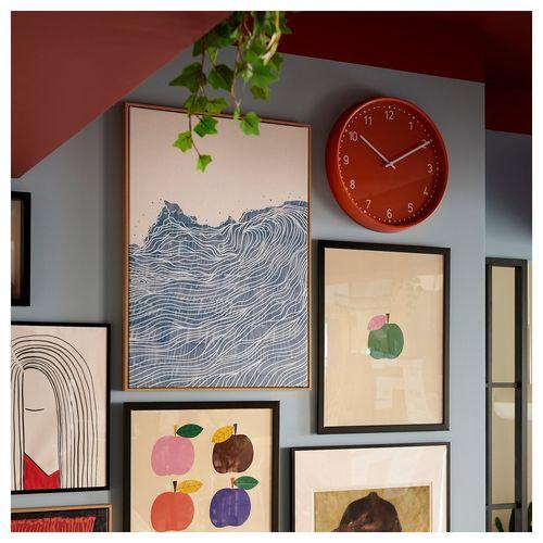 イケア（IKEA） 静音 掛け時計 オレンジ 38cm m70601710 BONDIS