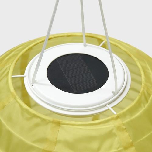 イケア（IKEA） LED太陽電池式ペンダントランプ 屋外用 球形/イエロー