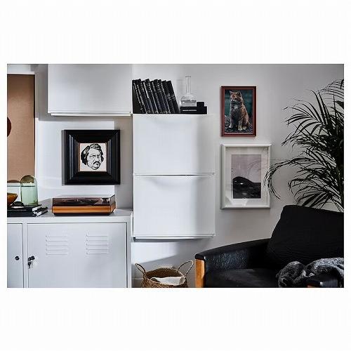 美品◎IKEA イケア トローネス 白 3個セット（送料込）★ 収納ケース TRONES トローネス シューズキャビネット/収納, ホワイト, 52x39