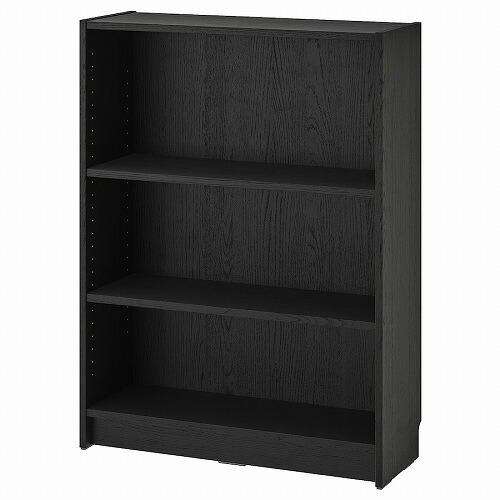 イケア（IKEA） 本棚 ブラック オーク調 80x28x106cm m80477338 BILLY