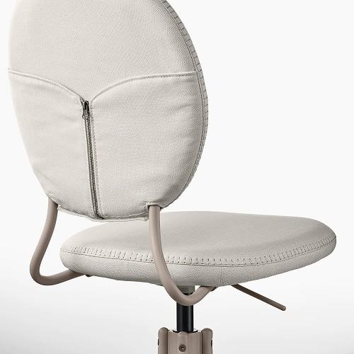 イケア IKEA 回転チェア イーデクッラ ベージュ m80481793
