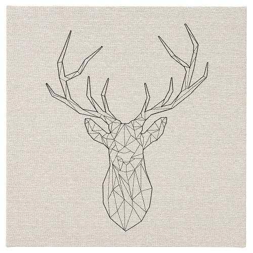 Ikea イケア アート 黒い鹿 56x56cm M Pjatteryd プィエッテリード M 株式会社 クレール 通販 Yahoo ショッピング